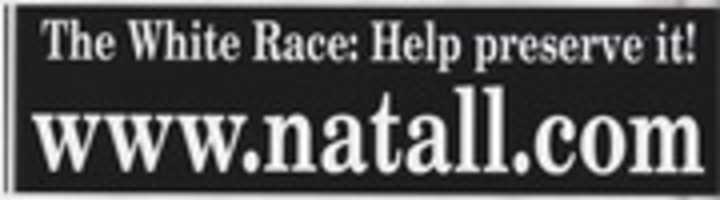 Free download National Alliance [sticker] The White Race: Help preserve it! free photo or picture to be edited with GIMP online image editor